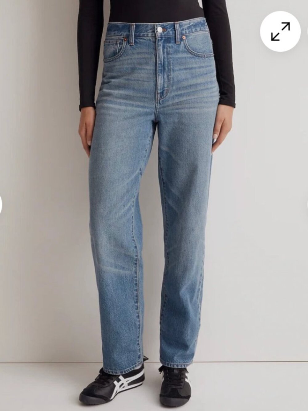 Madewell Baggy Straight Jeans Light Wash (Size 30)